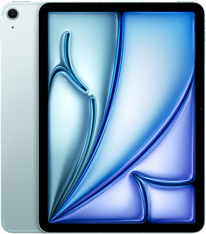 Фото Apple iPad Air M4 (2026) 11” дюймов Wi-Fi + Cellular 1 ТБ, Голубой Фото Apple iPad Air M4 (2026) 11” дюймов Wi-Fi + Cellular 1 ТБ, Голубой