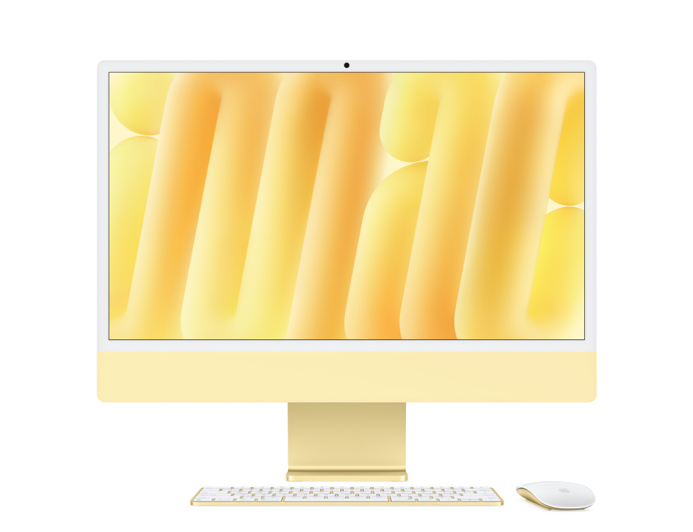 Фото Apple iMac 24" Retina 4,5K, M4 10C / 10C, 32 ГБ, 512 ГБ, Жёлтый Фото Apple iMac 24" Retina 4,5K, M4 10C / 10C, 32 ГБ, 512 ГБ, Жёлтый