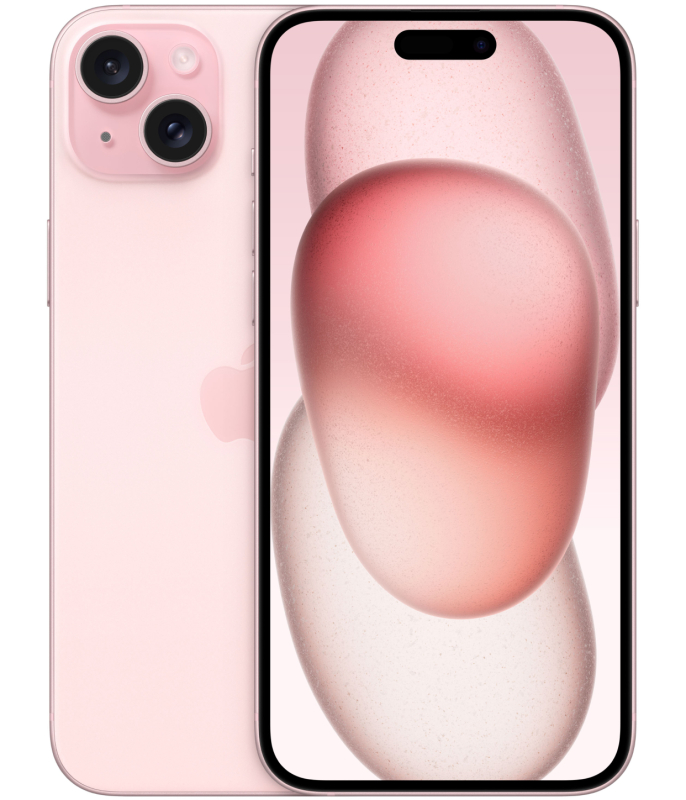 Фото Apple iPhone 15 Plus, 128 ГБ, Розовый На фото изображено Apple iPhone 15 Plus, 128 ГБ, Розовый